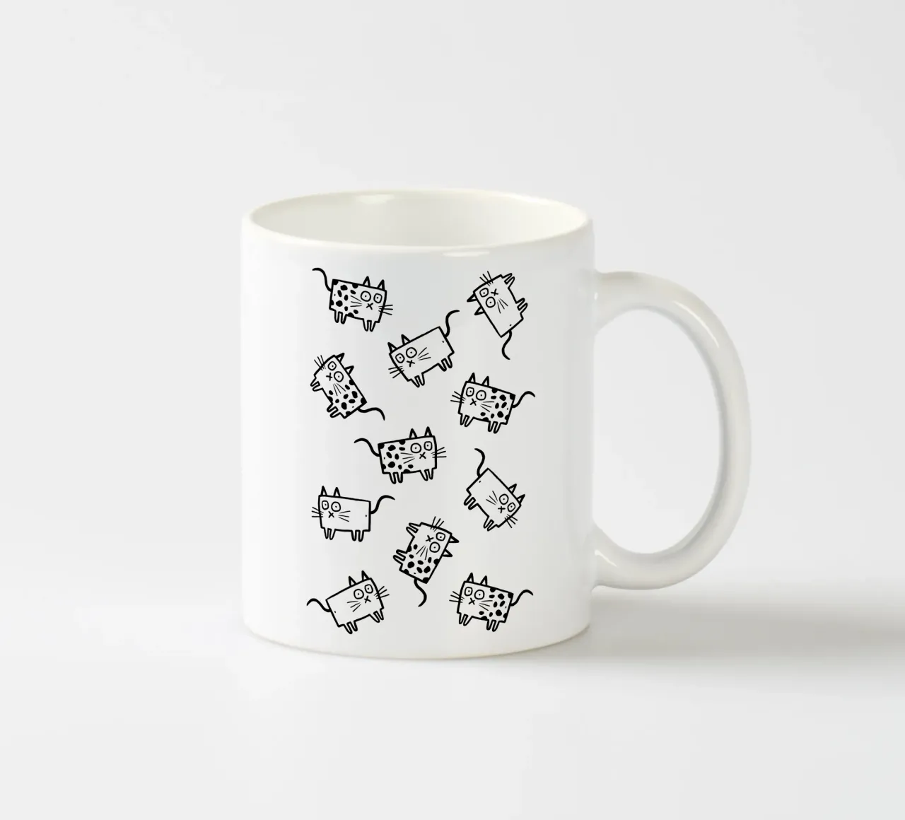 Gatti tazza in ceramica da aucontraire