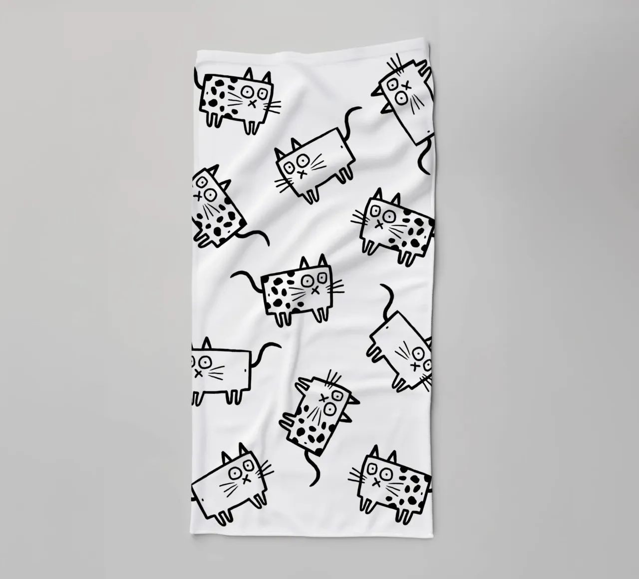 Gatti asciugamano da bagno da aucontraire