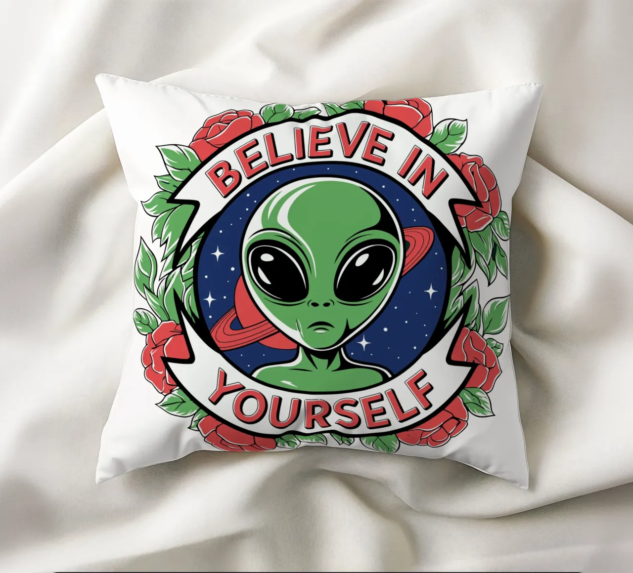 Believe in Yourself cuscino da edsonramosart