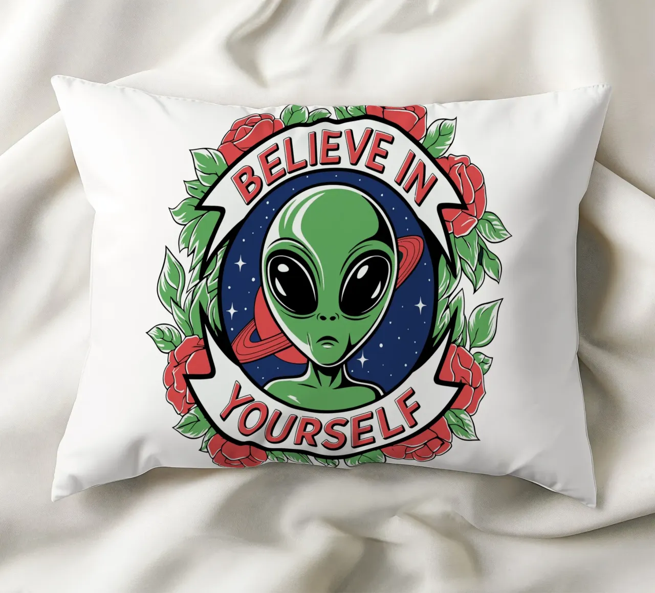 Believe in Yourself cuscino da edsonramosart