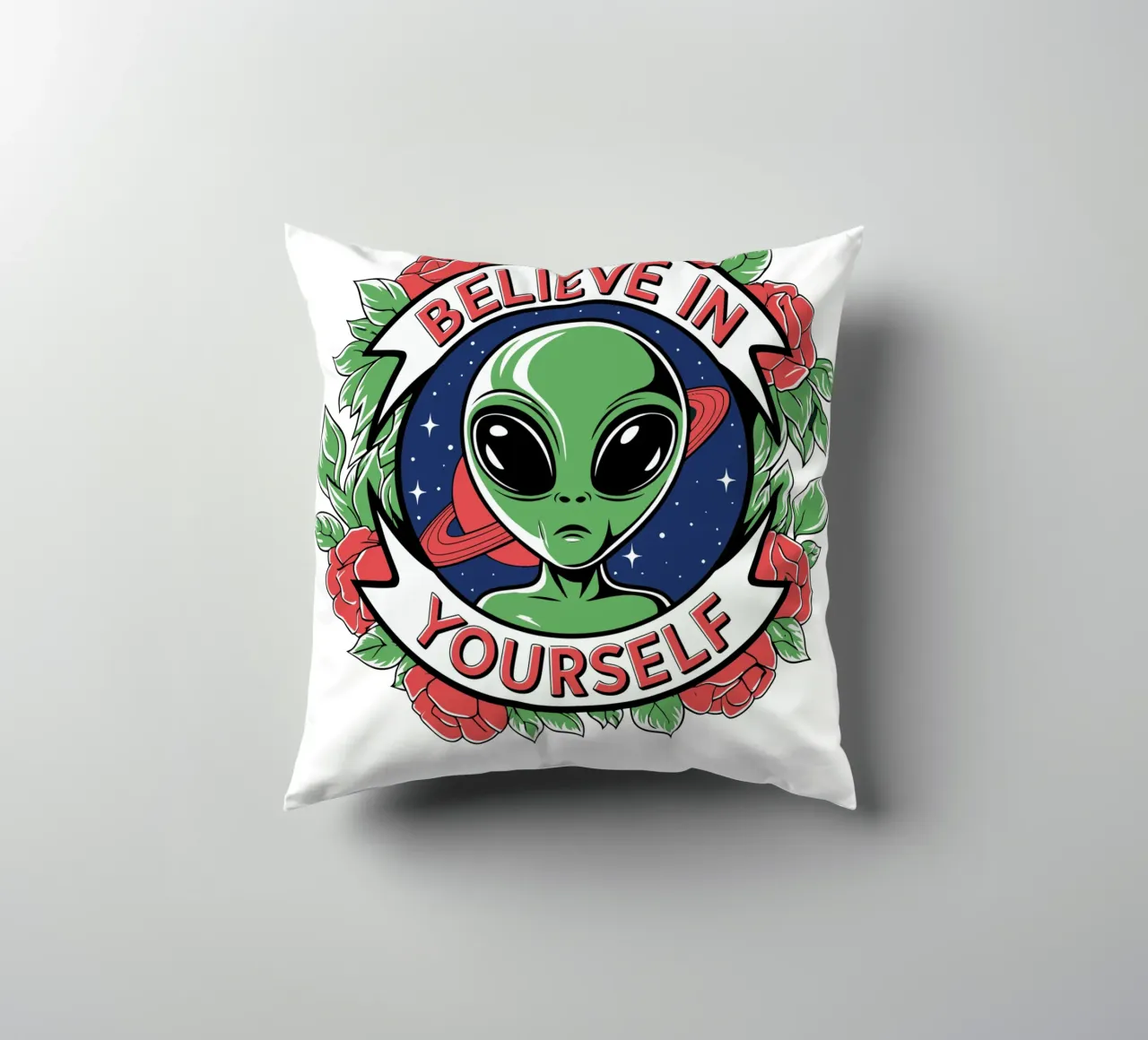 Believe in Yourself cuscino da edsonramosart