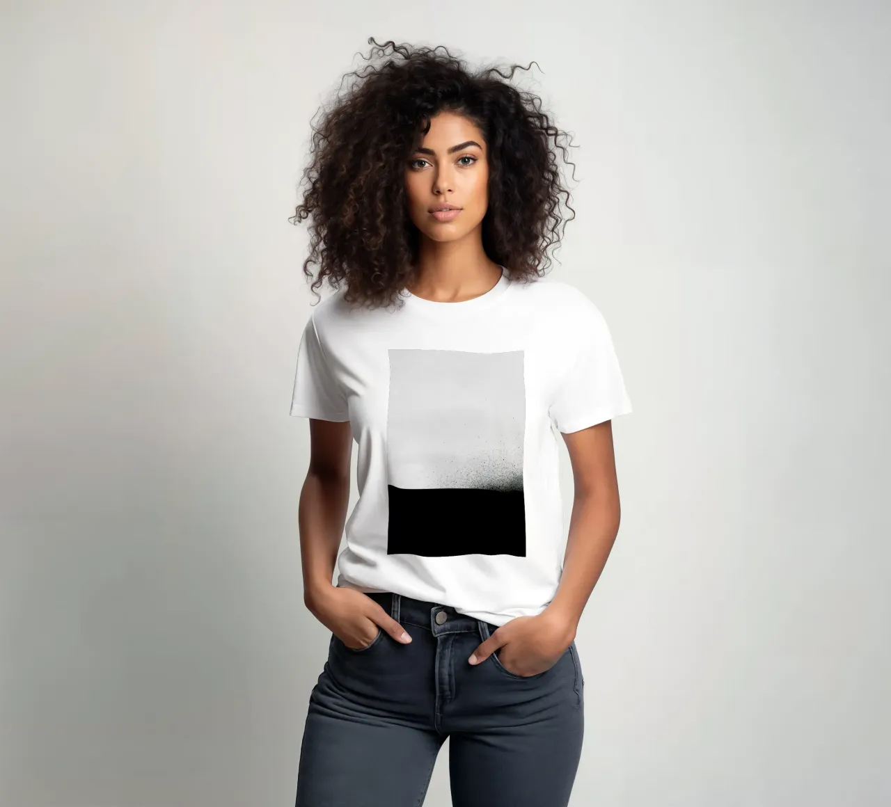Black 00 t-shirt by STUDIO LEEMO