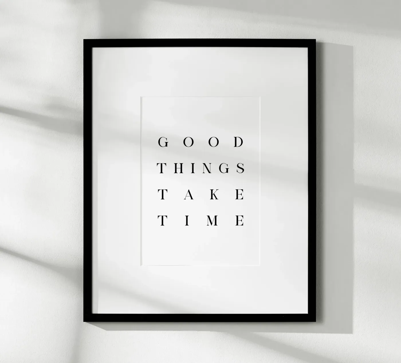 Good things poster by BAINAI QUOTES