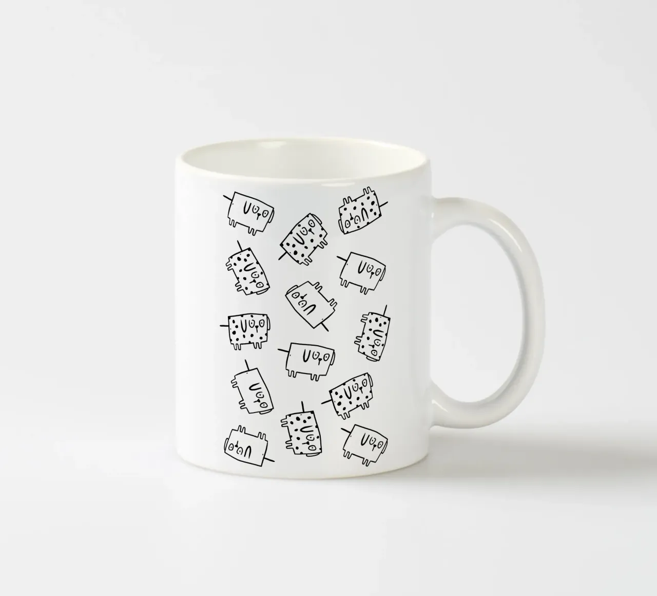 Cani tazza in ceramica da aucontraire
