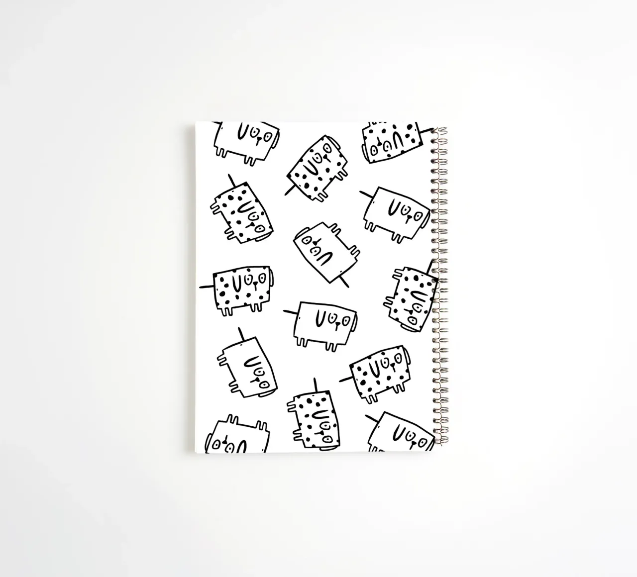 Dogs spiral notebook by aucontraire
