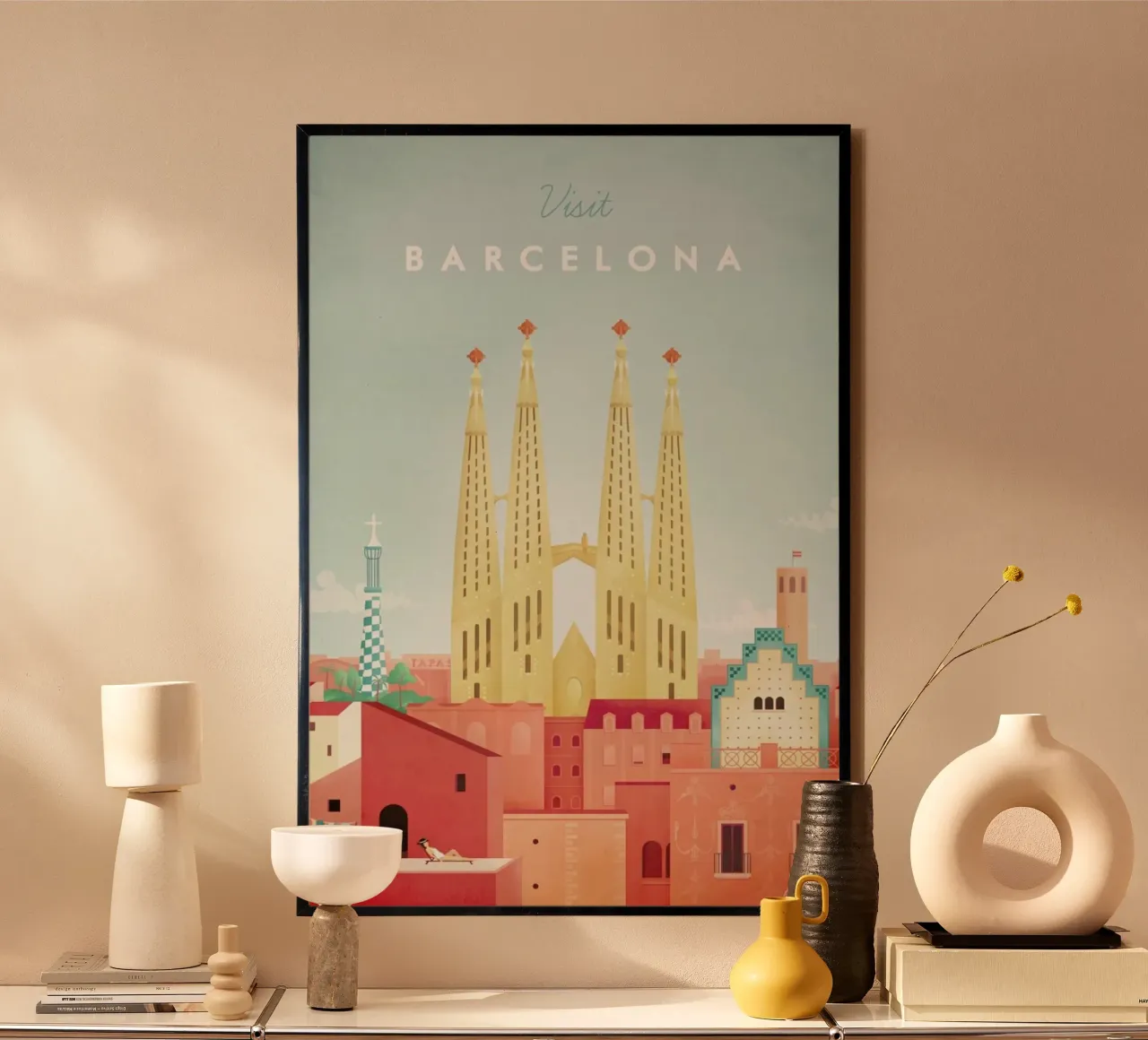 Barcelona poster da Henry Rivers