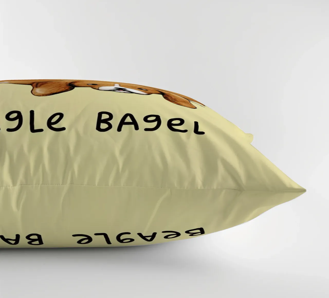 Beagle Bagel cuscino da Sophie Corrigan