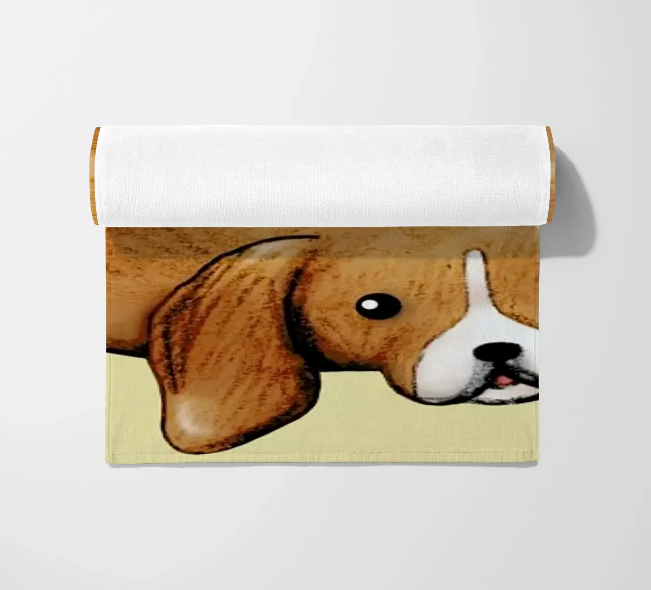 Beagle Bagel telo mare da Sophie Corrigan