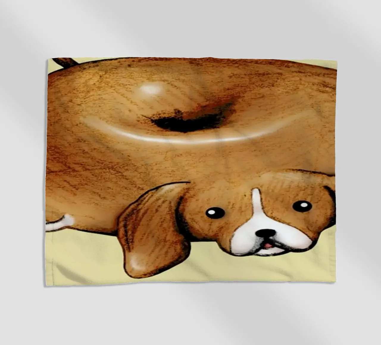 Beagle Bagel telo mare da Sophie Corrigan