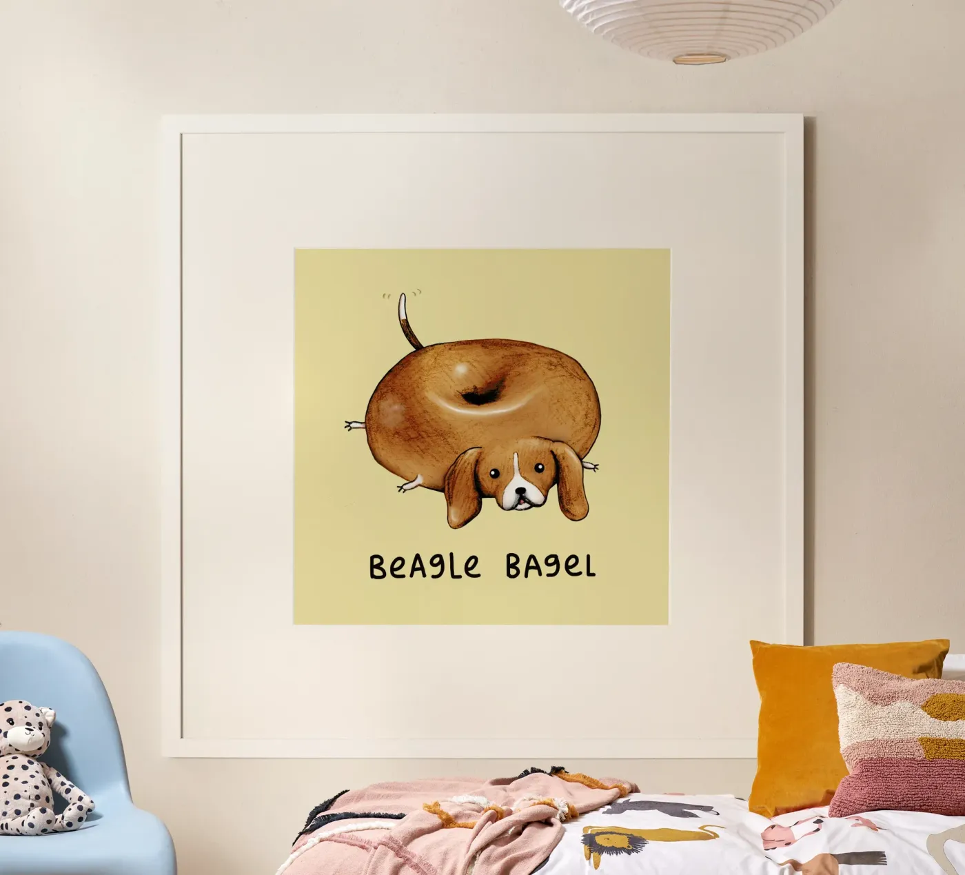 Beagle Bagel poster da Sophie Corrigan