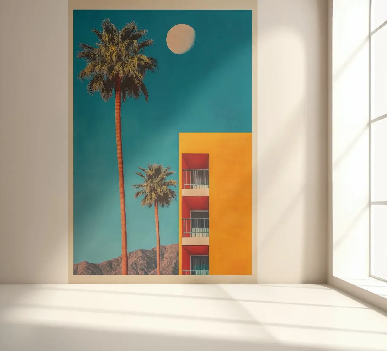 Palm Springs Apartamento Nostalgie papel para pared de Carinaprint