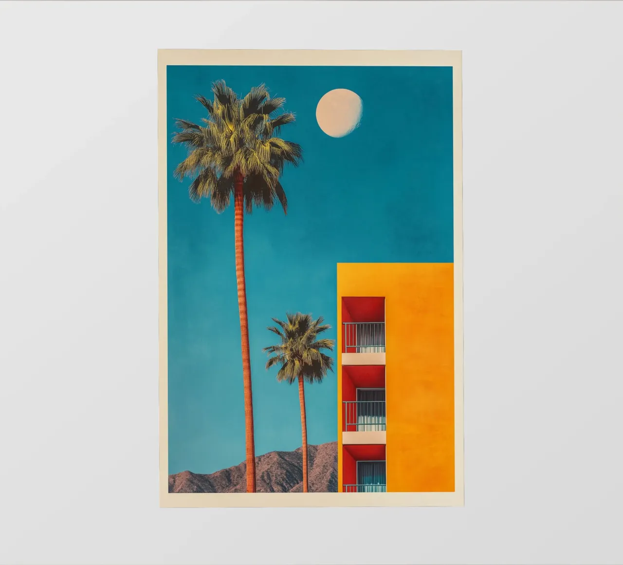 Palm Springs Apartamento Nostalgie papel para pared de Carinaprint