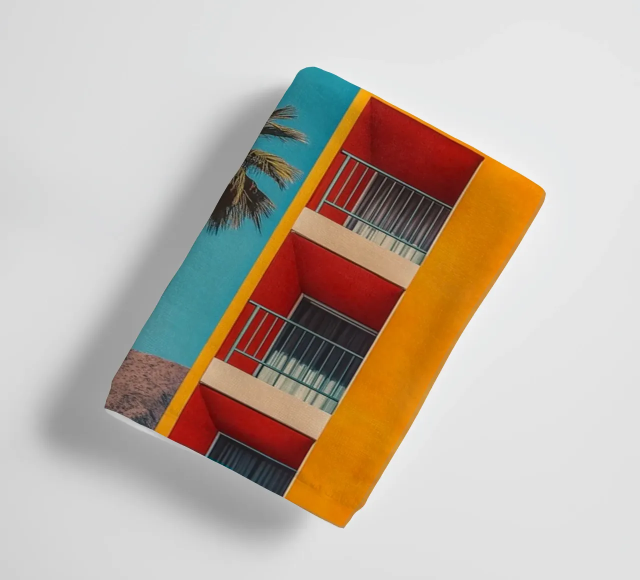 Appartamento Palm Springs Nostalgie asciugamano da bagno da Carinaprint