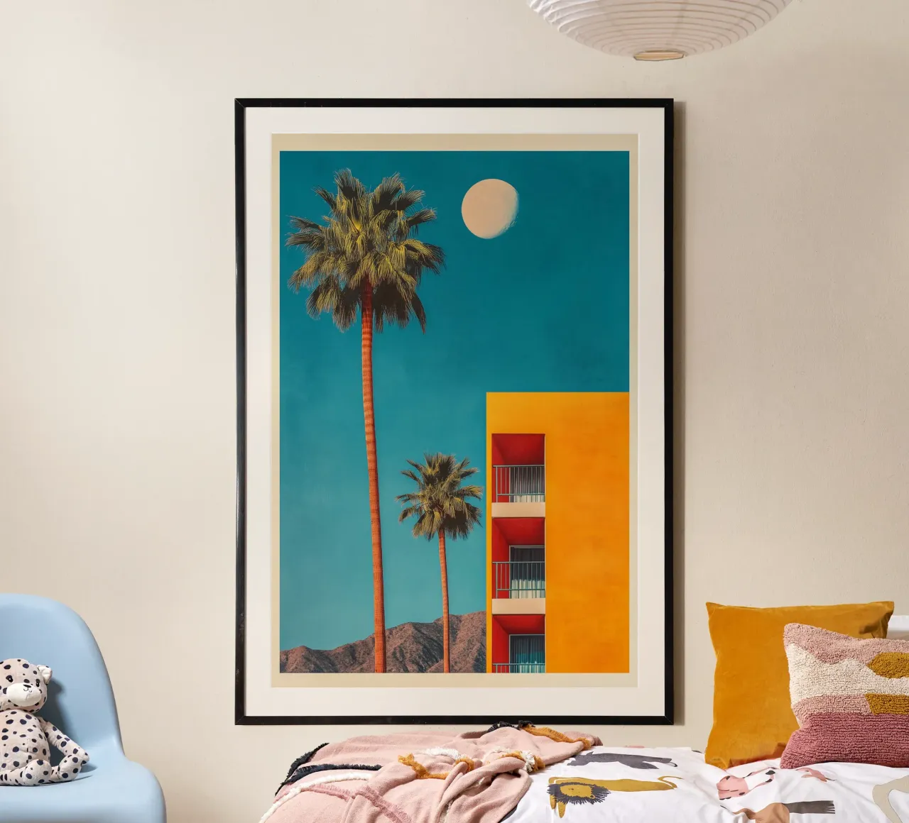 Appartamento Palm Springs Nostalgie carta hahnemühle da Carinaprint