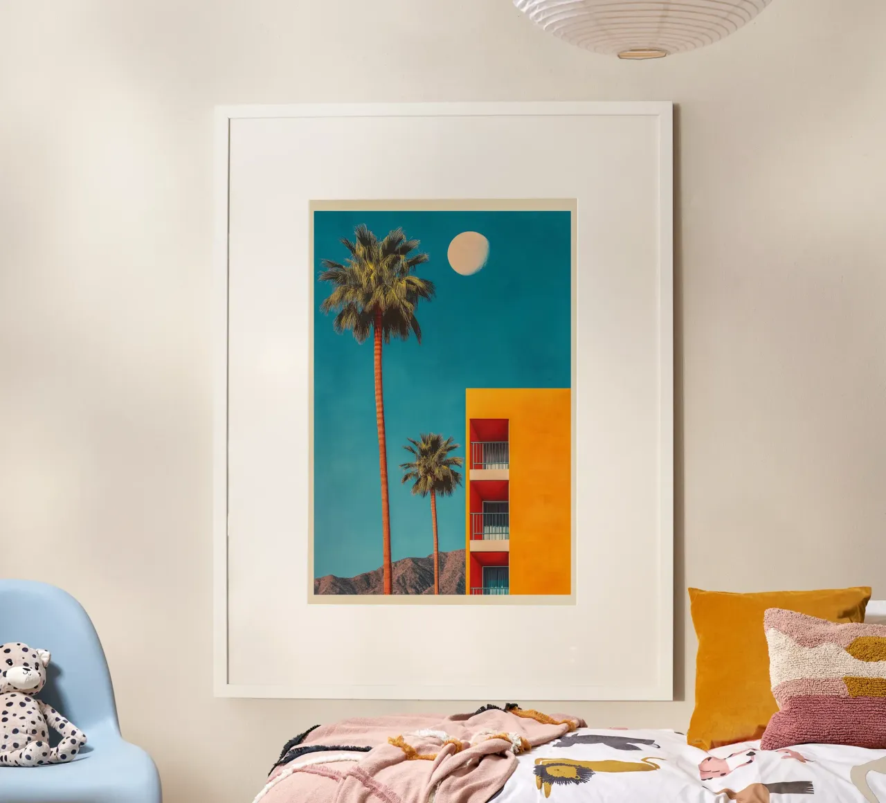 Appartamento Palm Springs Nostalgie carta hahnemühle da Carinaprint