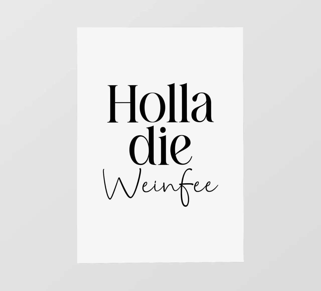 Holla die Weinfee pellicola backlit da BAINAI QUOTES