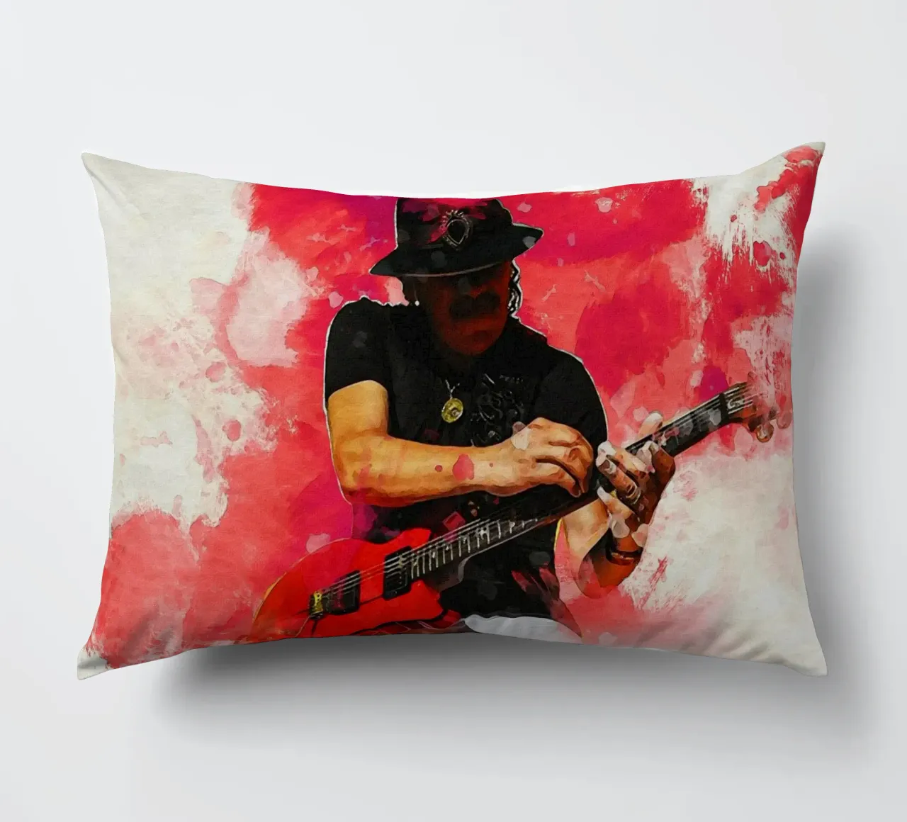 Smudge Carlos Santana coussin de Gunawan Rb