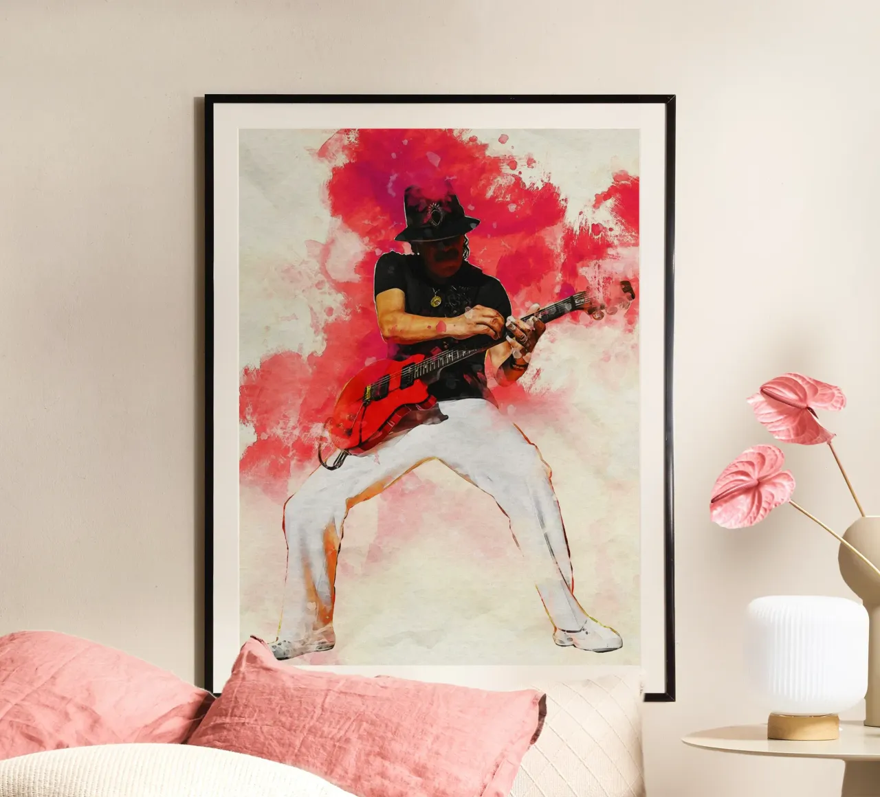 Smudge Carlos Santana hahnemühle de Gunawan Rb