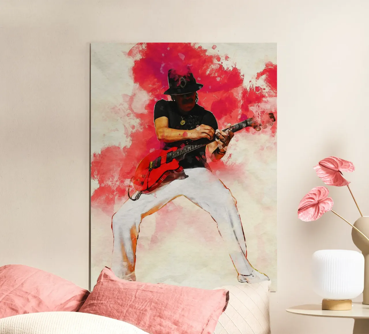 Smudge Carlos Santana hahnemühle de Gunawan Rb