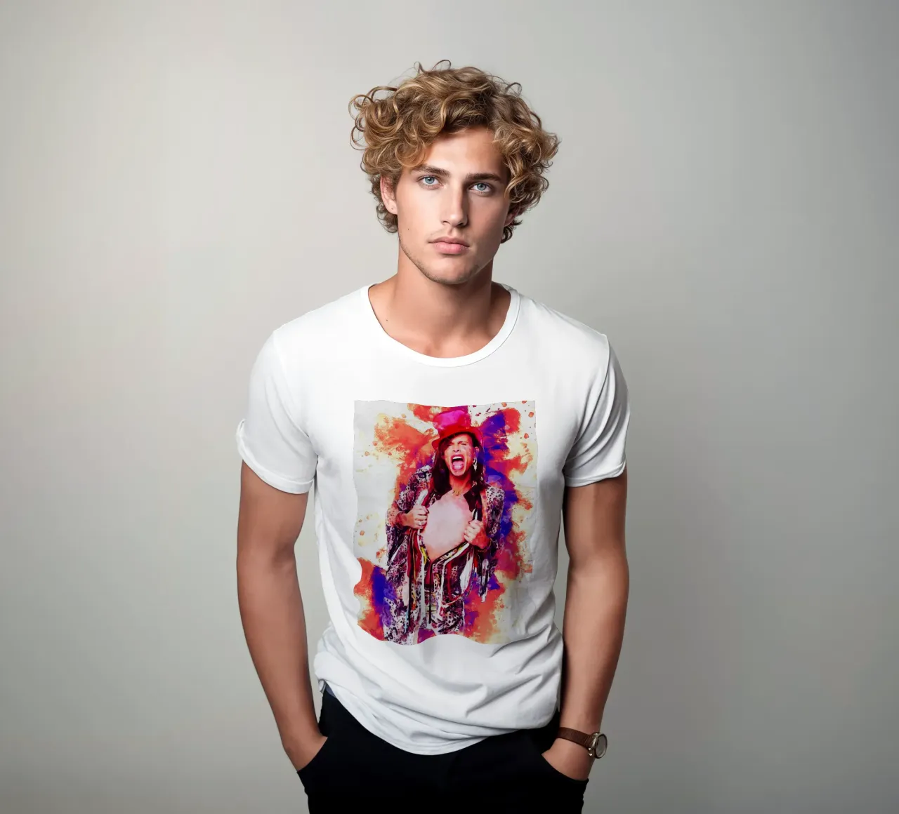 Sbaffo Steven Tyler t-shirt da Gunawan Rb