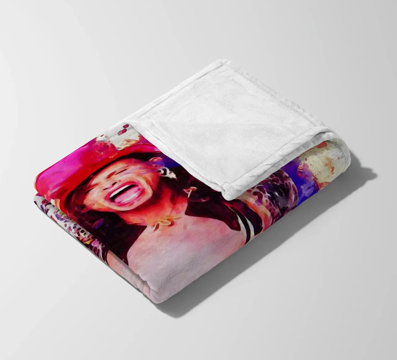 Sbaffo Steven Tyler coperta in pile da Gunawan Rb