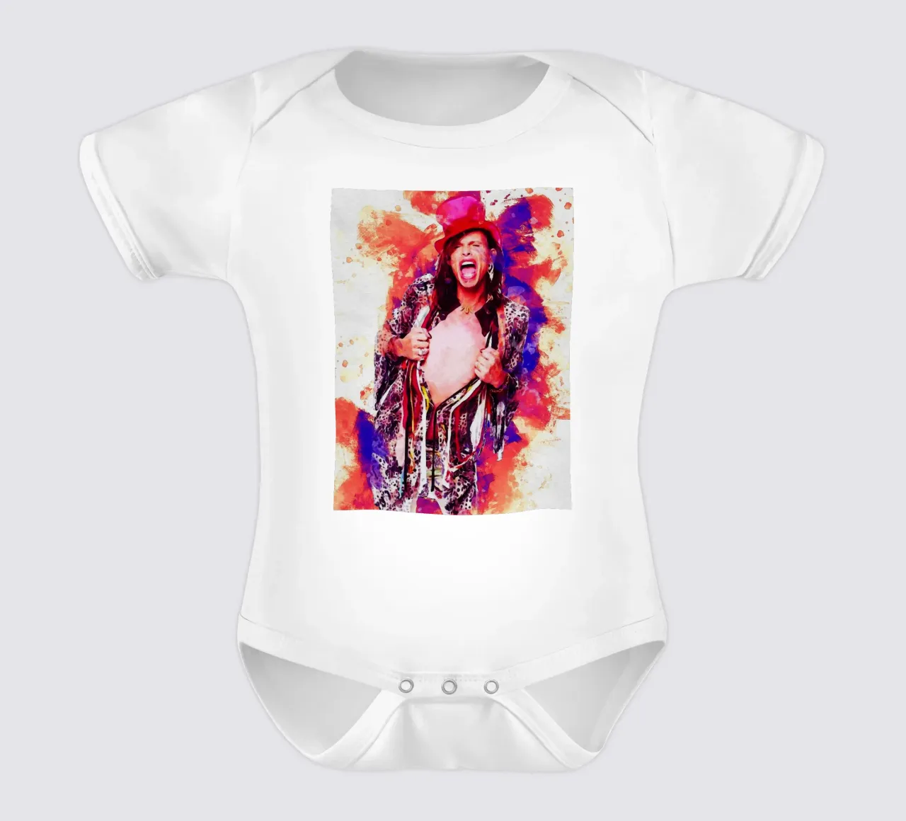 Sbaffo Steven Tyler body neonato maniche corte da Gunawan Rb
