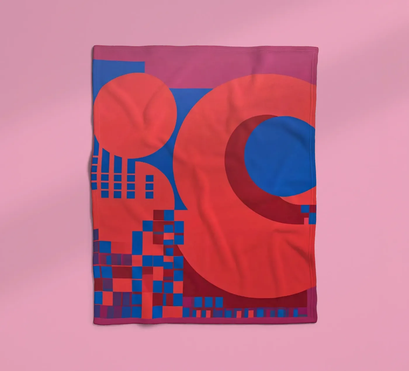 Flex - Serial 76 Fleecedecke von Atelier-88