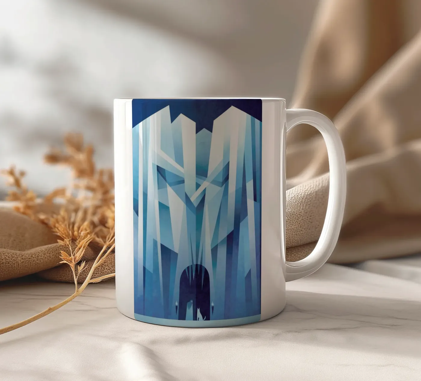 The Wall ceramic mug by Sean Loose