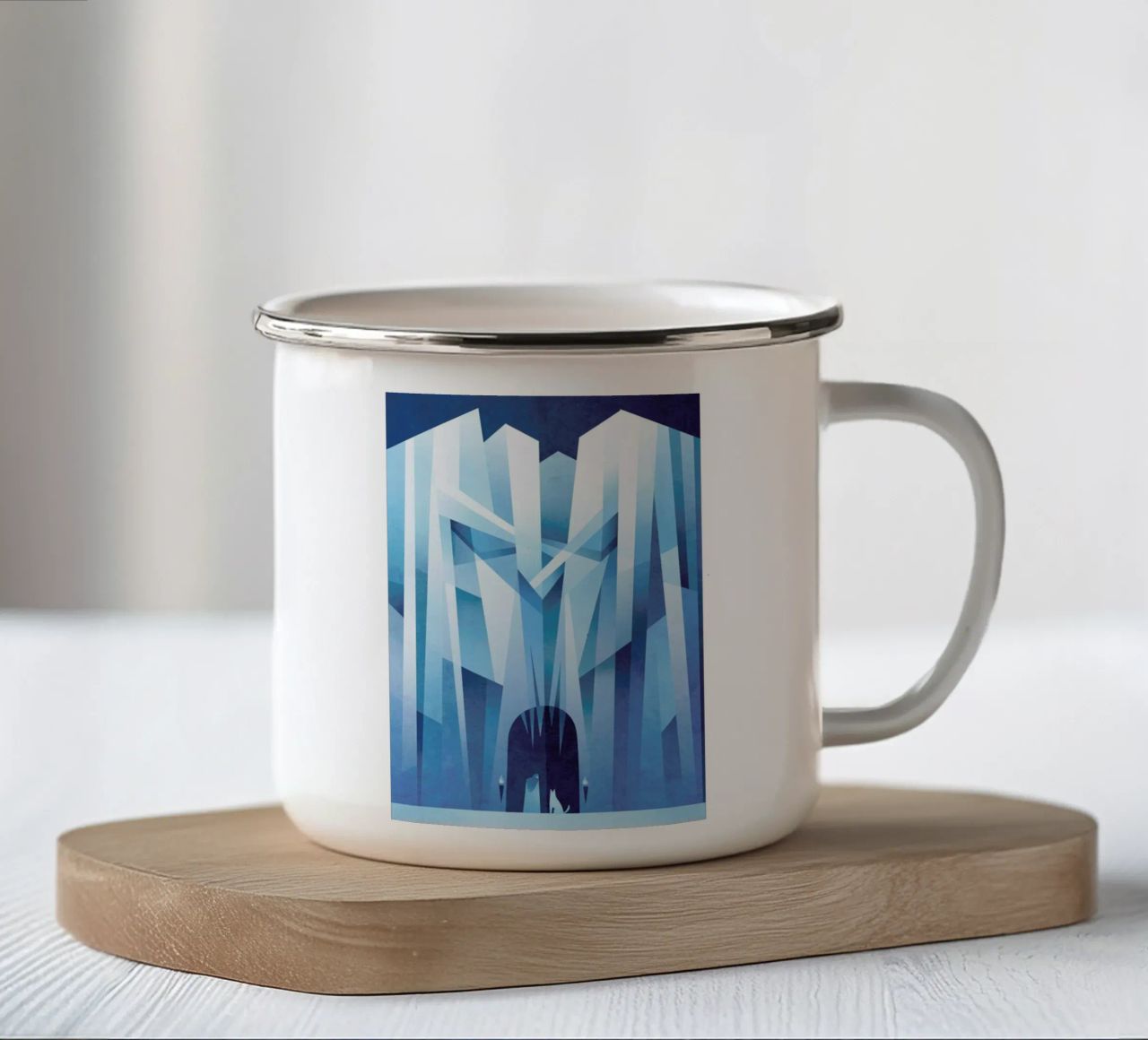 The Wall tazza in smalto da Sean Loose