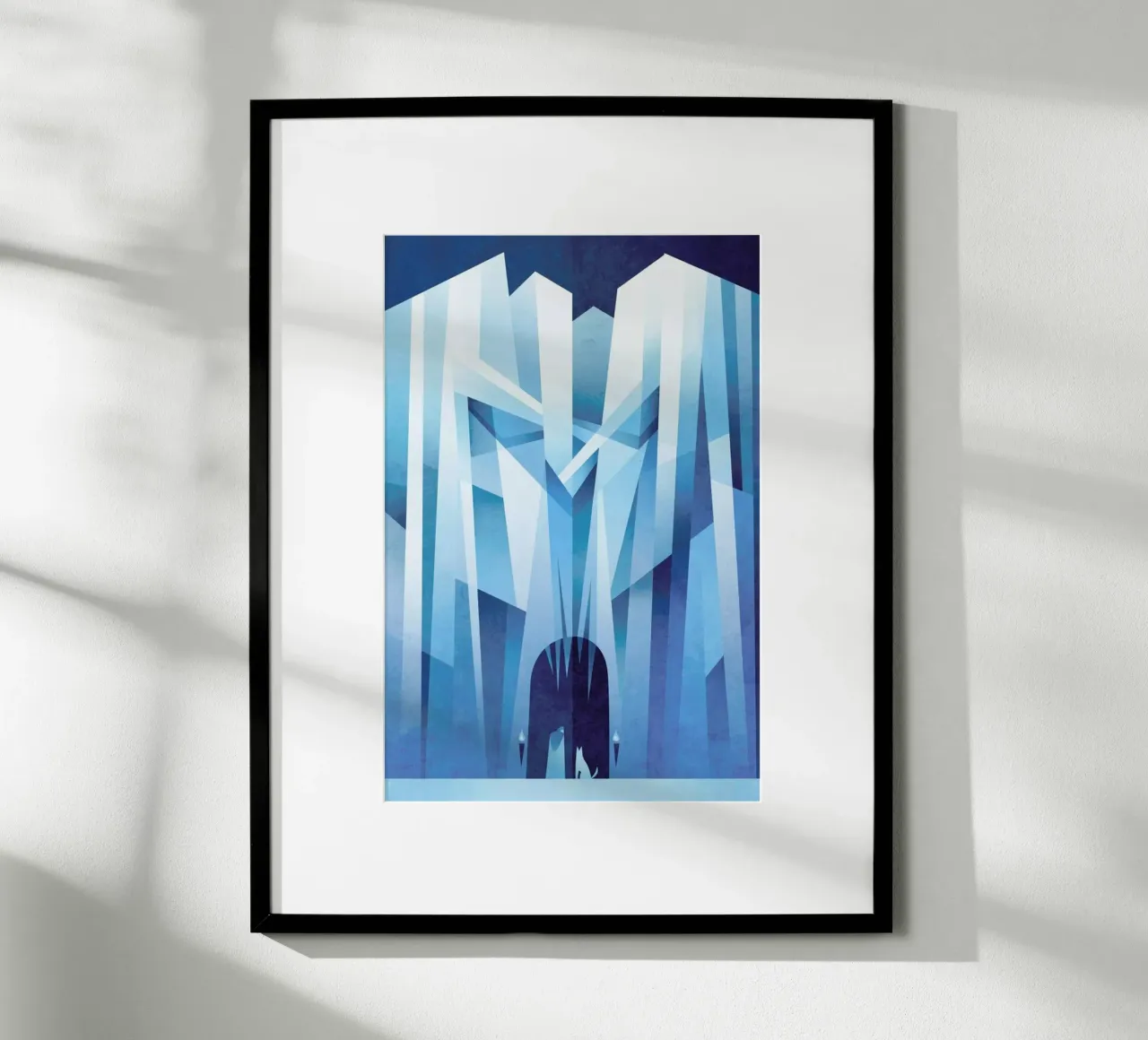 The Wall poster con telaio in plastica da Sean Loose
