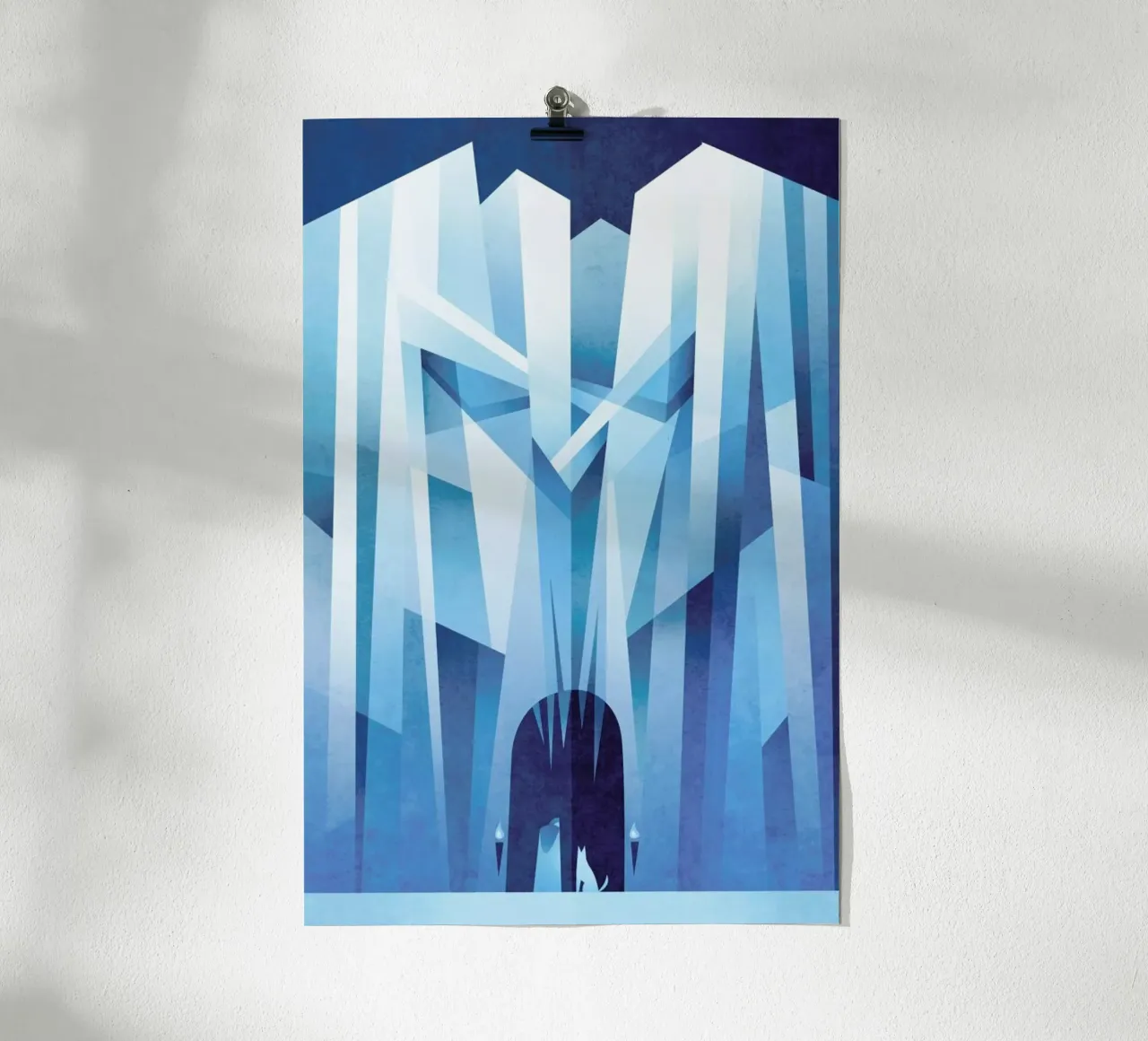 The Wall poster con telaio in plastica da Sean Loose