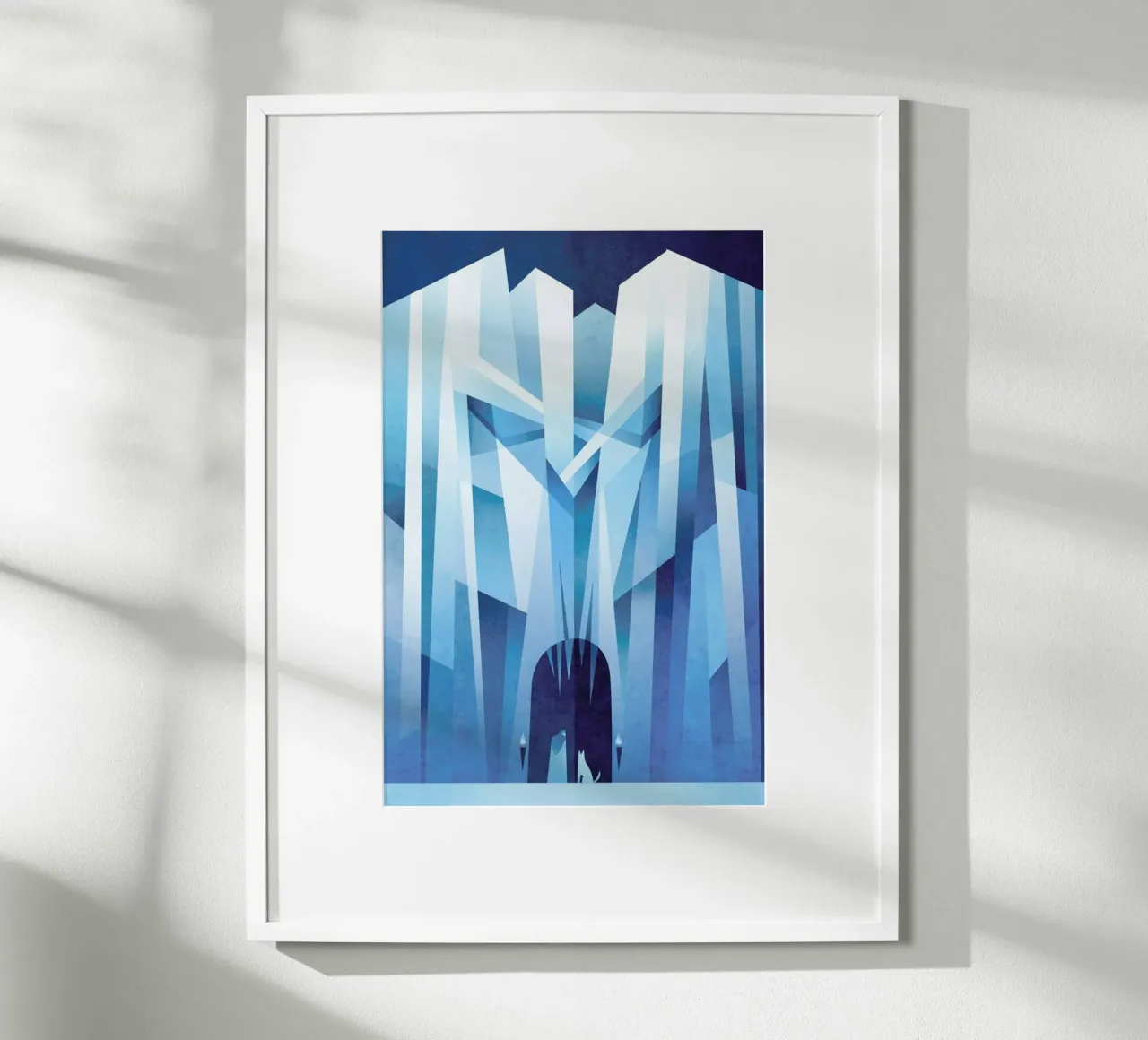 The Wall poster con telaio in plastica da Sean Loose