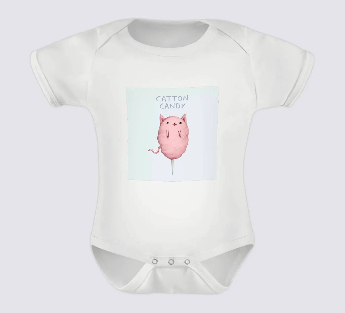 Cattoncandy body neonato maniche corte da Sophie Corrigan