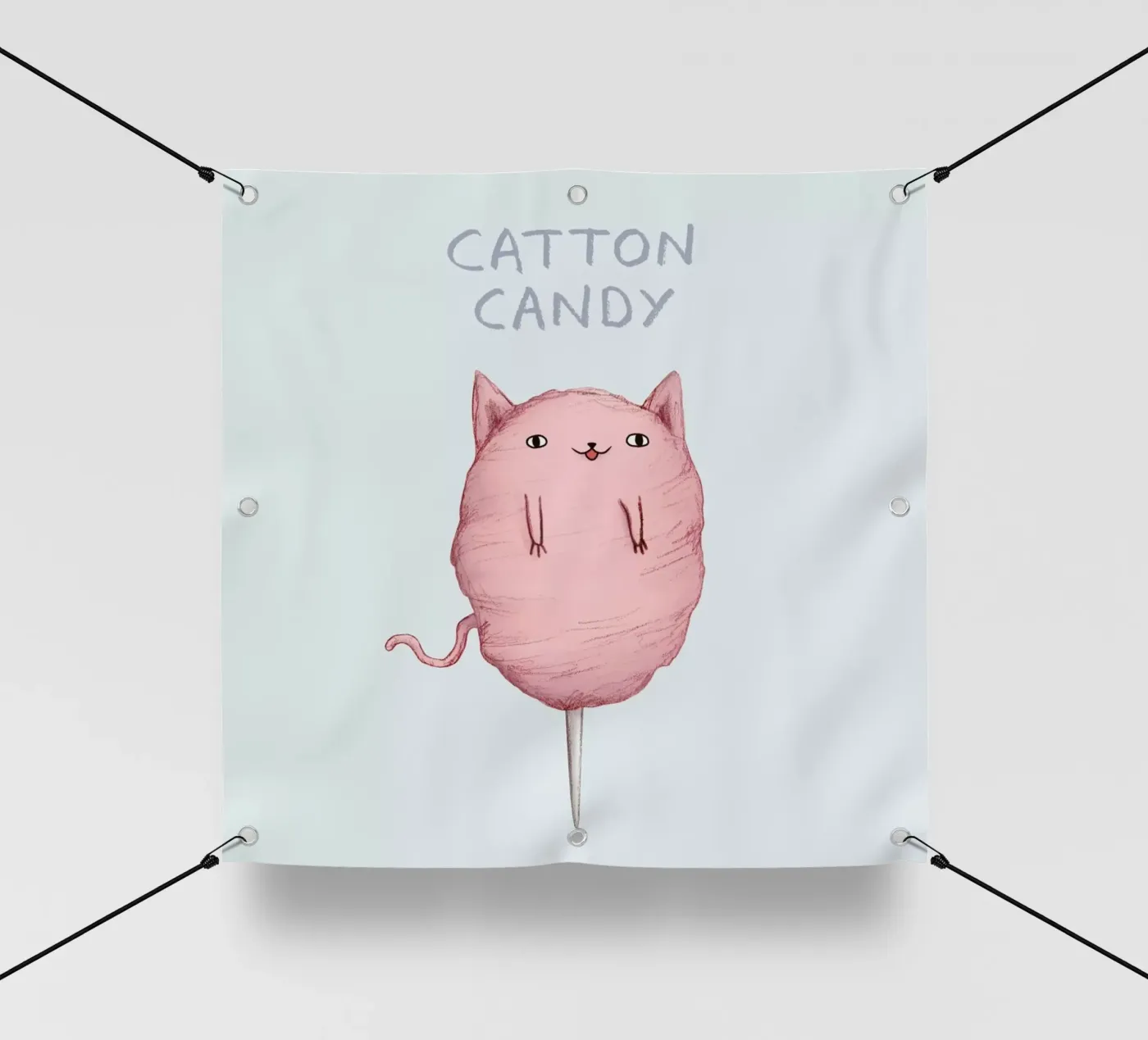 Cattoncandy telo in pvc da Sophie Corrigan