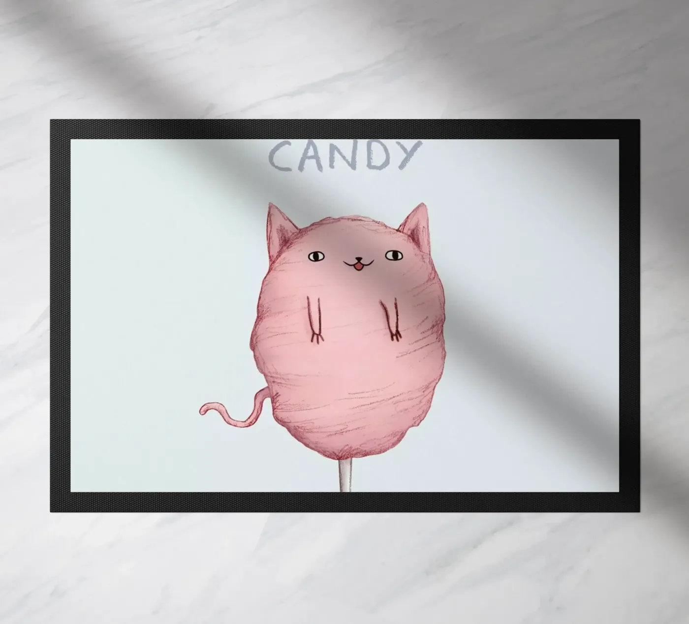 Cattoncandy deurmat van Sophie Corrigan