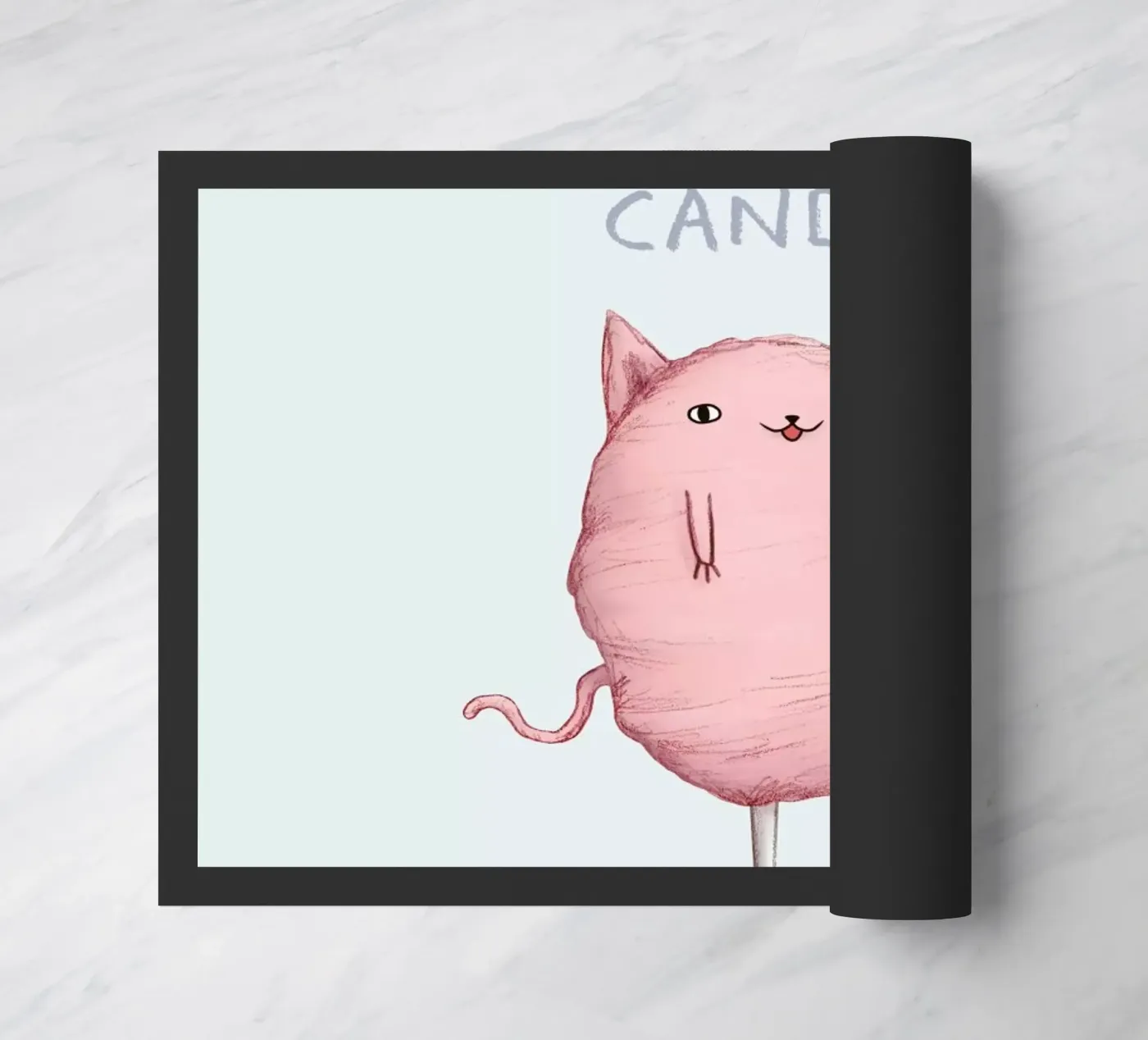 Cattoncandy deurmat van Sophie Corrigan