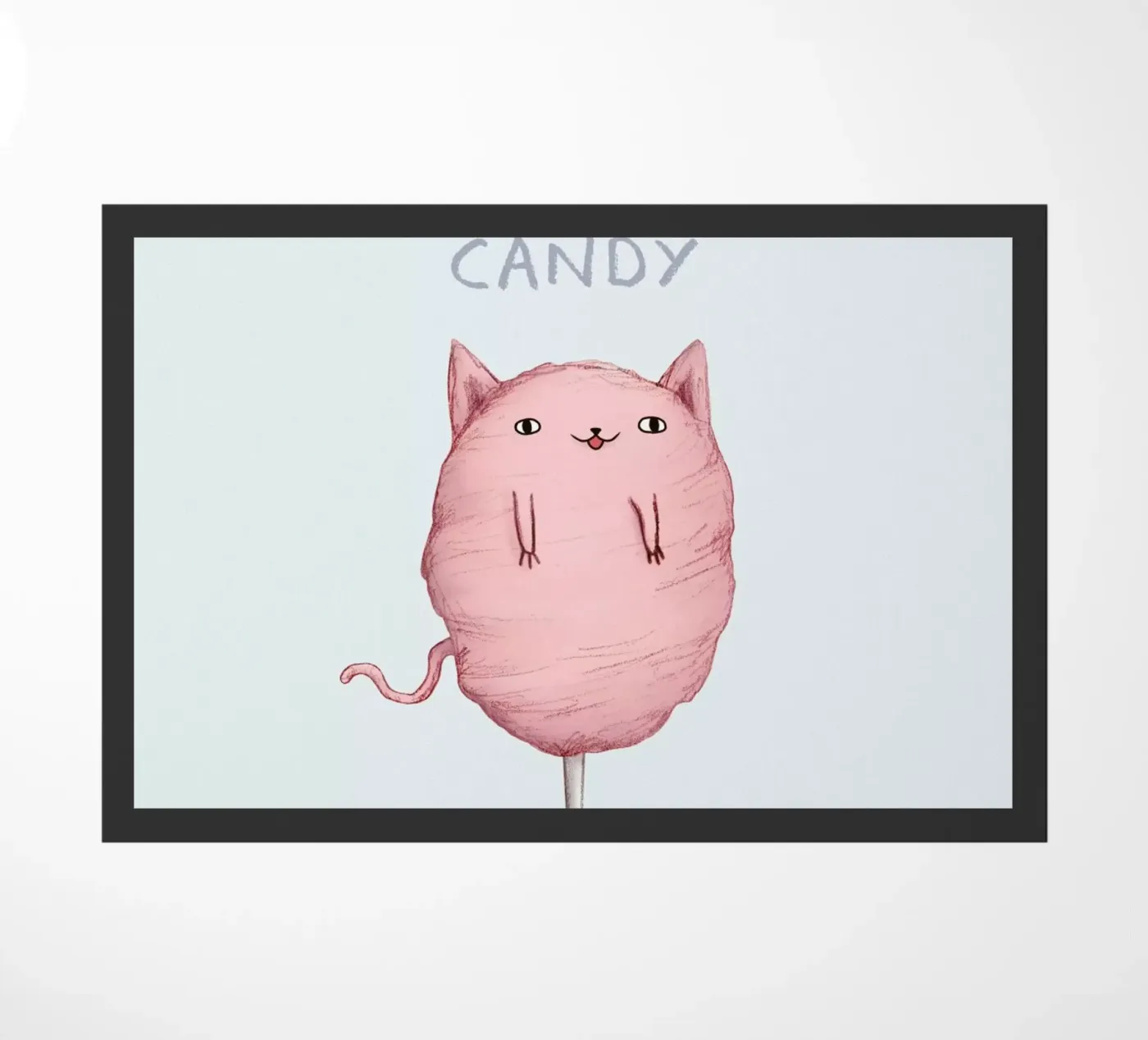 Cattoncandy deurmat van Sophie Corrigan