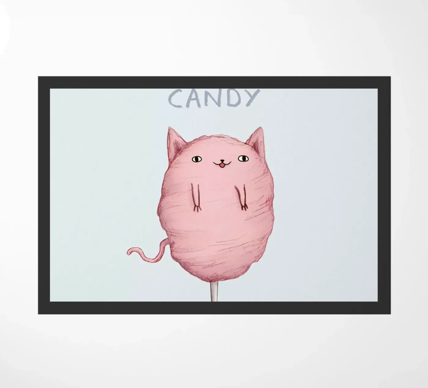 Cattoncandy deurmat van Sophie Corrigan