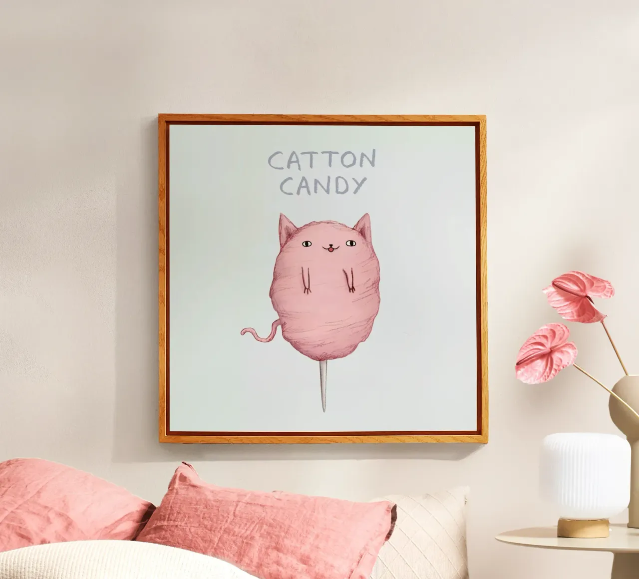 Cattoncandy plexiglass da Sophie Corrigan