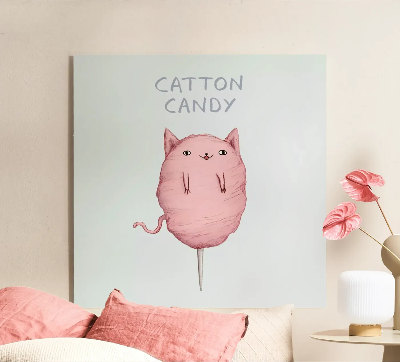 Cattoncandy Acryl-Glas von Sophie Corrigan