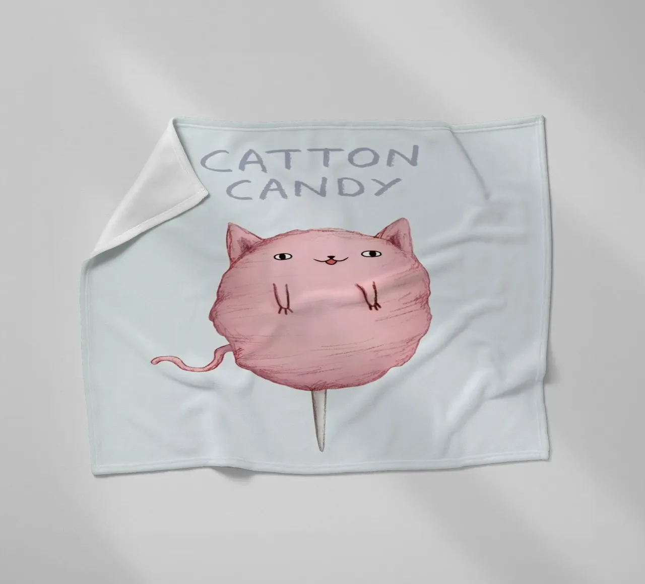 Cattoncandy fleecedeken van Sophie Corrigan