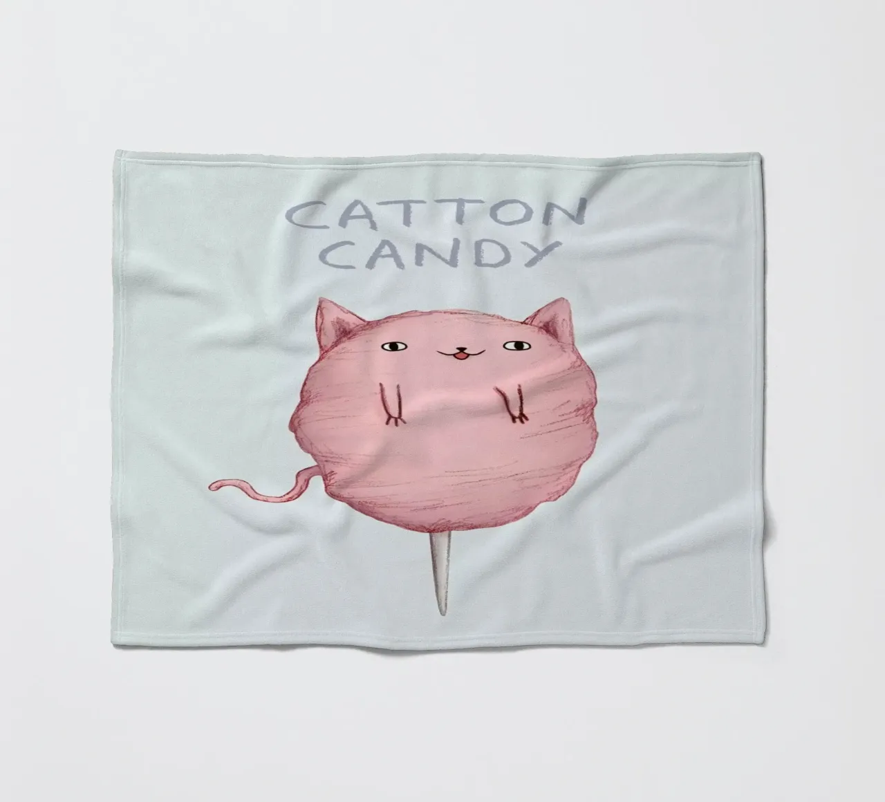 Cattoncandy fleecedeken van Sophie Corrigan