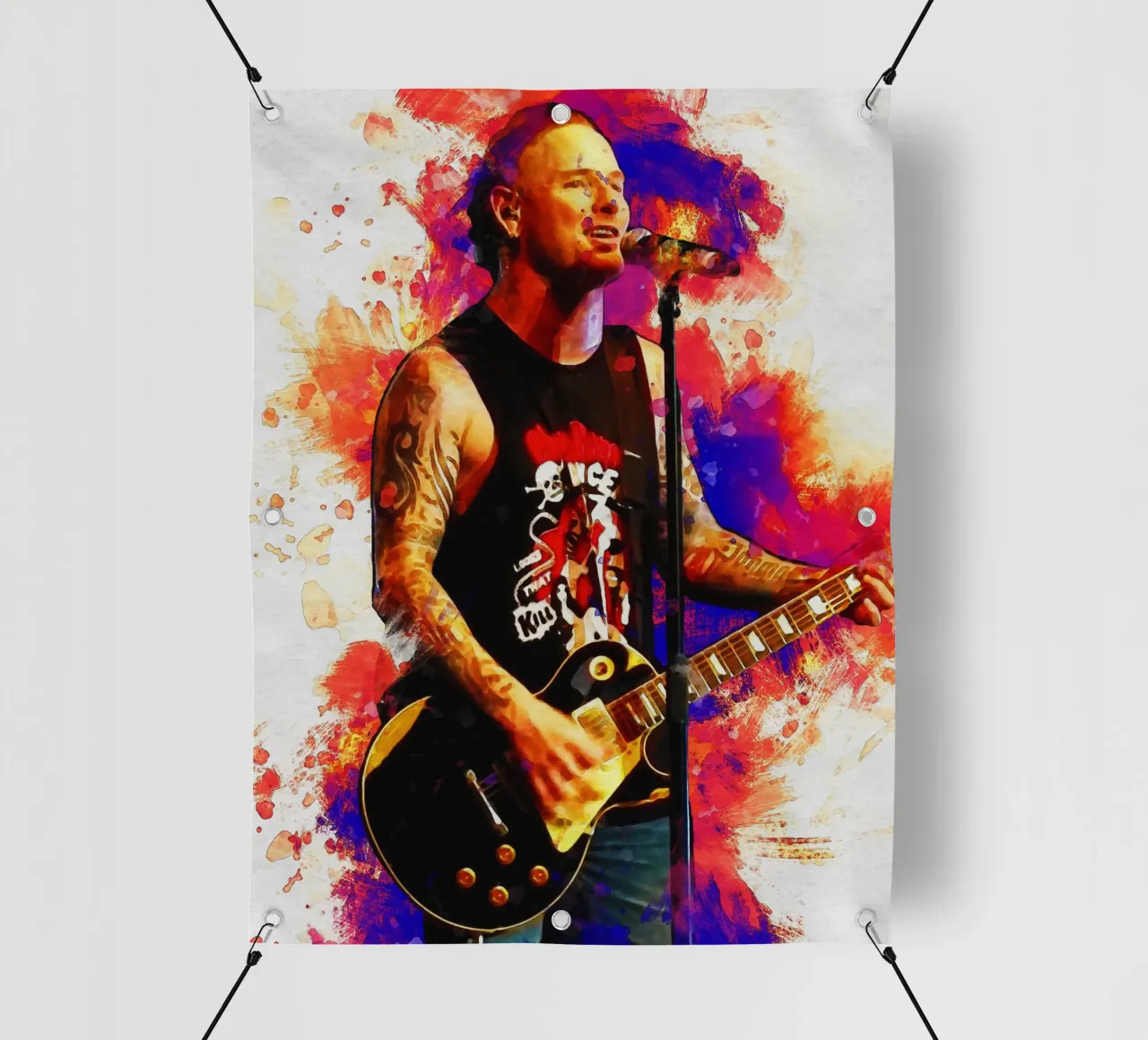 Sbaffo di Corey Taylor telo in pvc da Gunawan Rb