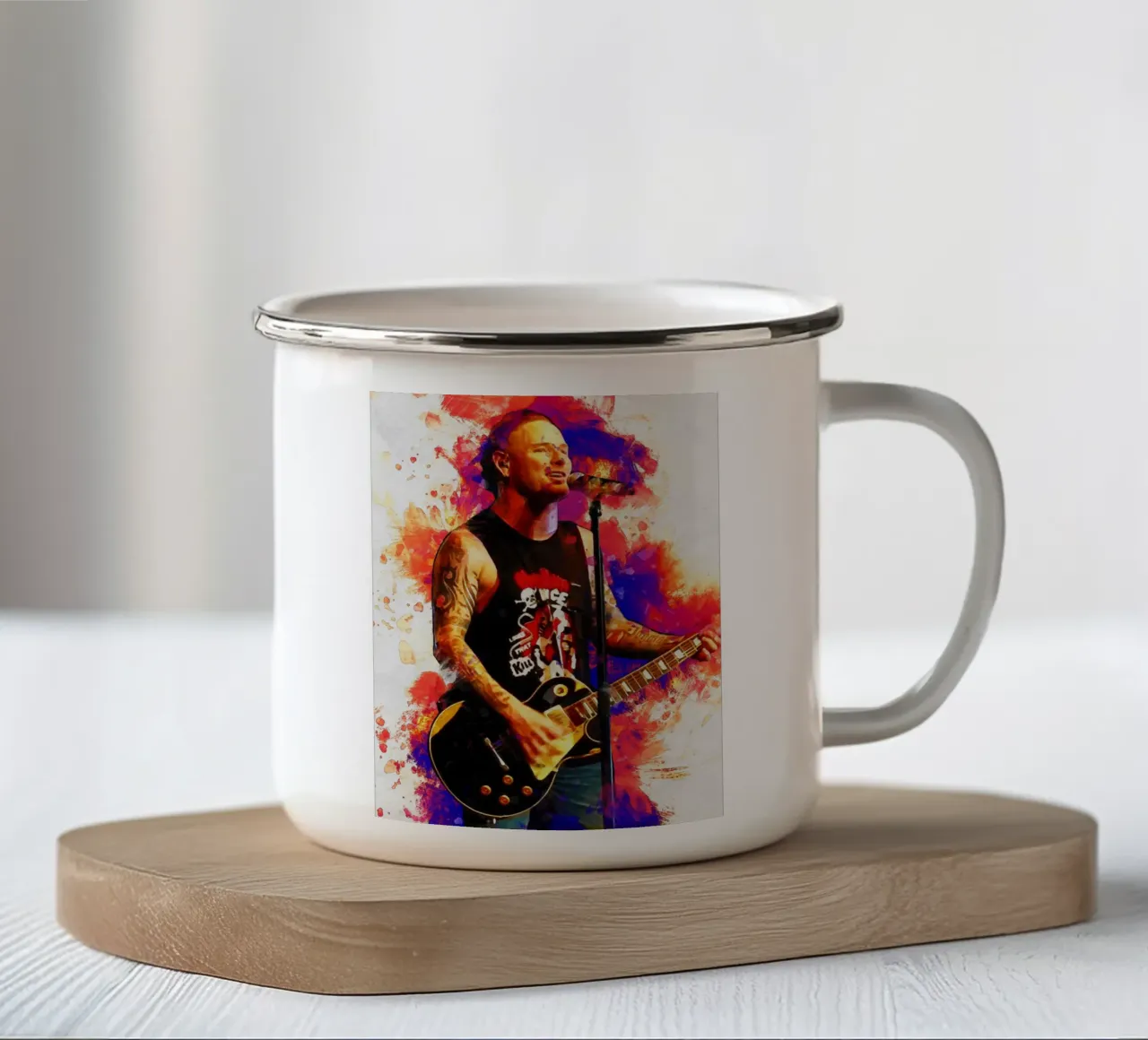 Sbaffo di Corey Taylor tazza in smalto da Gunawan Rb