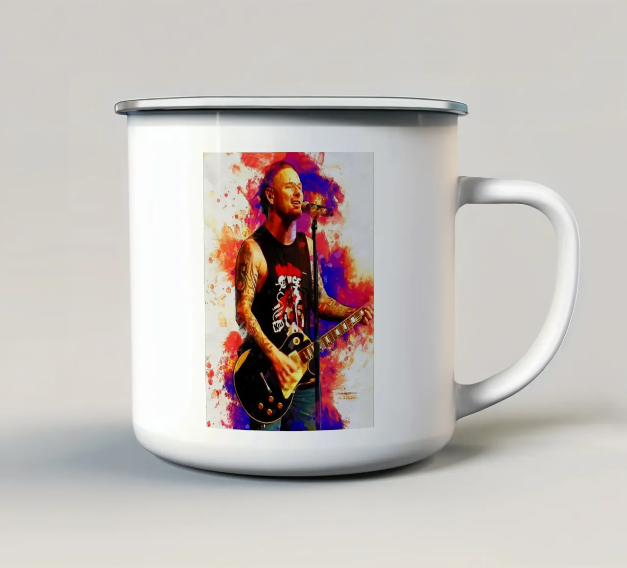 Sbaffo di Corey Taylor tazza in smalto da Gunawan Rb