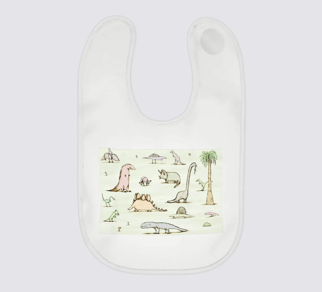 Dinos Babylätzchen von Sophie Corrigan