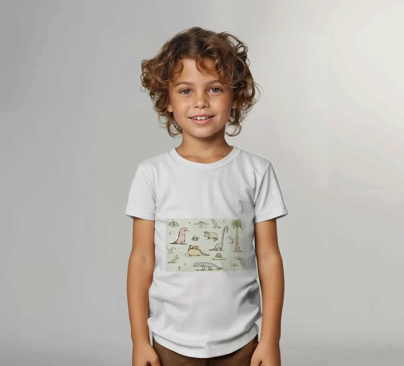 Dinos kinder t-shirt van Sophie Corrigan