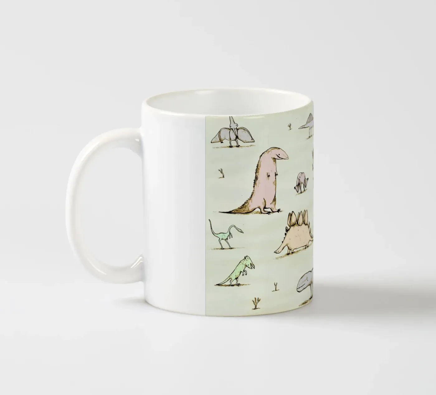 Dinos ceramic mug by Sophie Corrigan