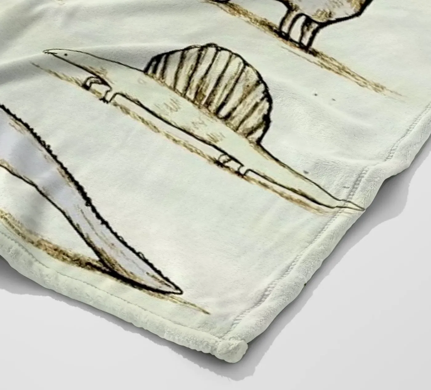 Dinos fleecedeken van Sophie Corrigan