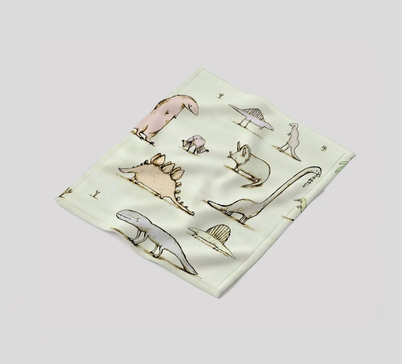 Dinos fleecedeken van Sophie Corrigan